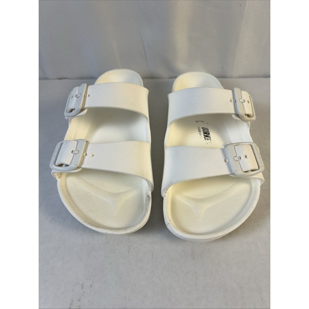 Birkenstock Arizona Kids EVA Narrow Fit, White 1018924 - US C13 / EU 31.
